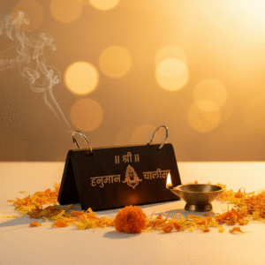 Premium Wooden Hanuman Chalisa Pocket Edition